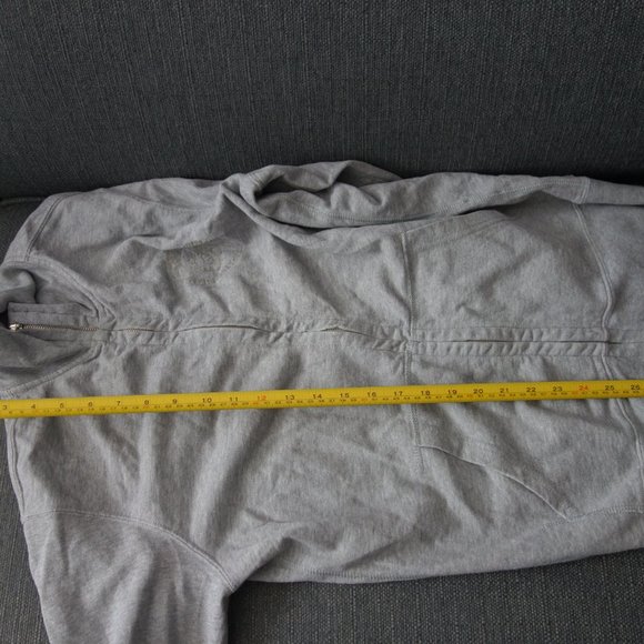 Diesel Only the Brave Gray Zip Up Sweater with Pockets Made in Bulgaria Size L - Picture 15 of 16